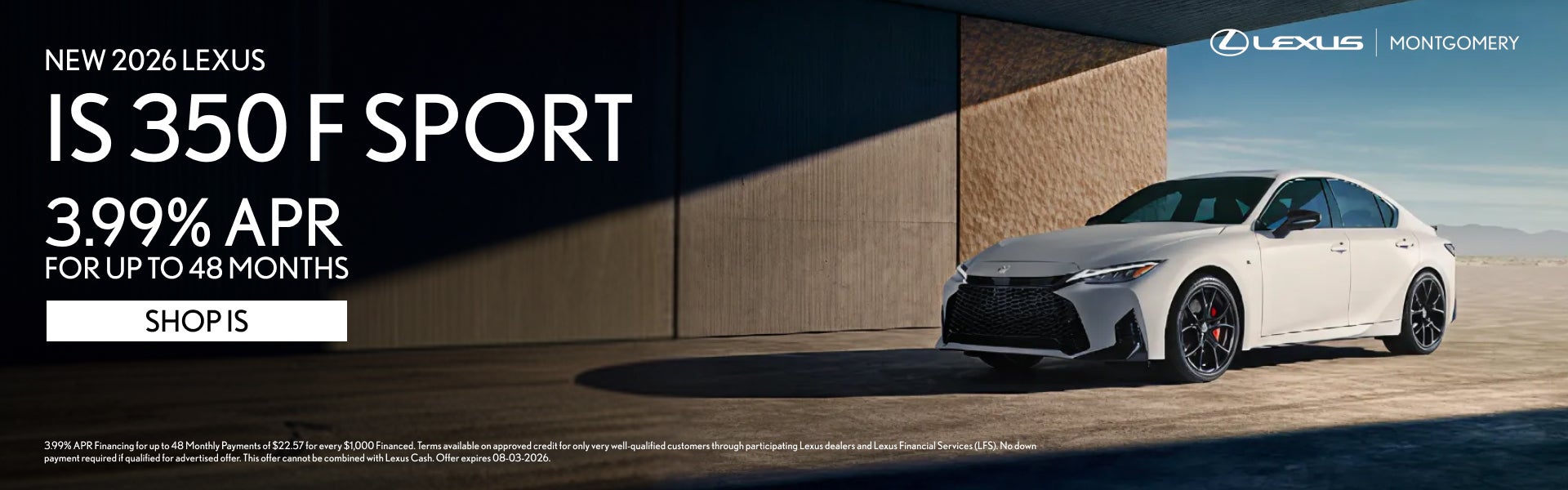 NEW 2026 LEXUS IS 350